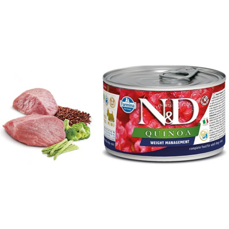 N&D Quinoa Weight Management Lamb Dog 140gr