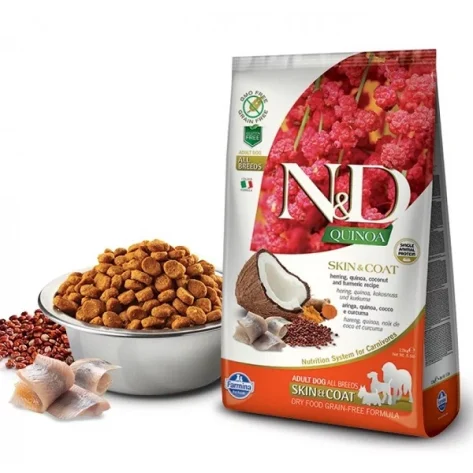 N & D QUINOA SKIN & COAT HERRING 7Kg