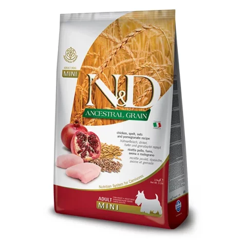 N&D CHICKEN & POMEGRANATE ADULT MINI 2,5Kg