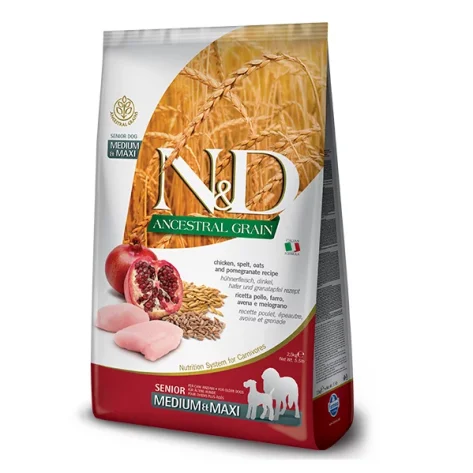 N&D CHICKEN  POMEGRANATE SENIOR MEDIUM  MAXI 12 kg