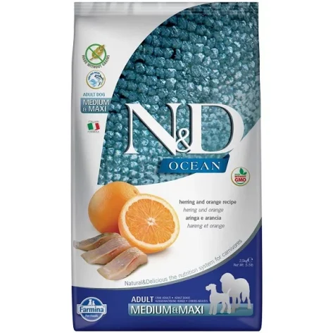 N&D Grain Free Fish & Orange Adult Medium 12 Kg