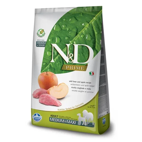 N&D WILD BOAR & APPLE ADULT MEDIUM & MAXI 12Kg