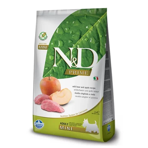 N&D WILD BOAR & APPLE ADULT MINI 2,5kg