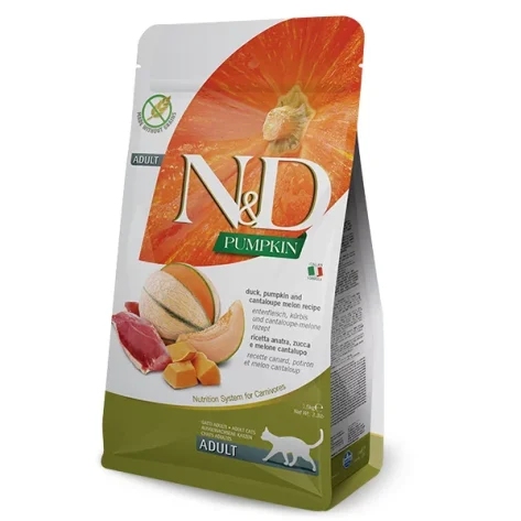 N&D GRAIN FREE  DUCK, PUMPKIN & CANTALOUPE MELON RECIPE ADULT 1,5Kg
