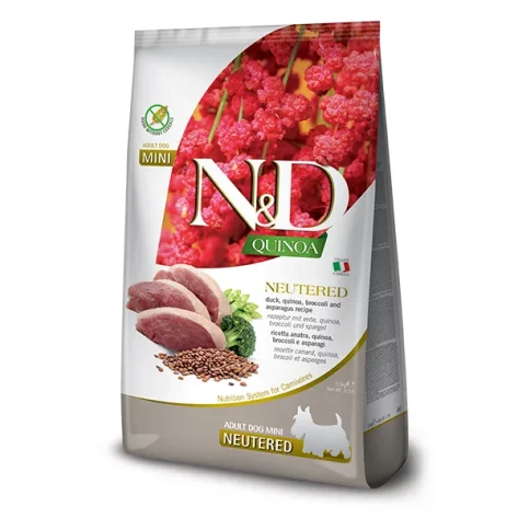 N&D Quinoa Neutered adult mini 2,5 kg