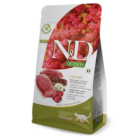 N & D CAT QUINOA URINARY DUCK 300gr