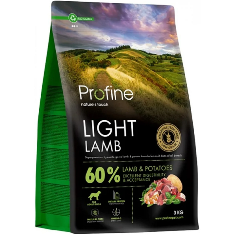 Profine Dog Light Αρνί & Πατάτα 12Kg