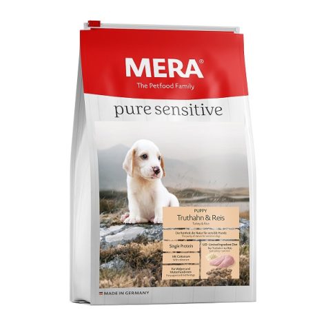 Meradog Pure Sensitive Puppy Turkey & Rice Ξηρά Τροφή Σκύλων 12.5kg