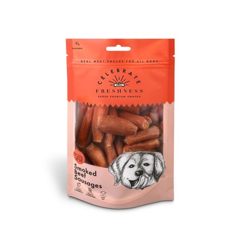 Celebrate Freshness smoked beef sausage 100g