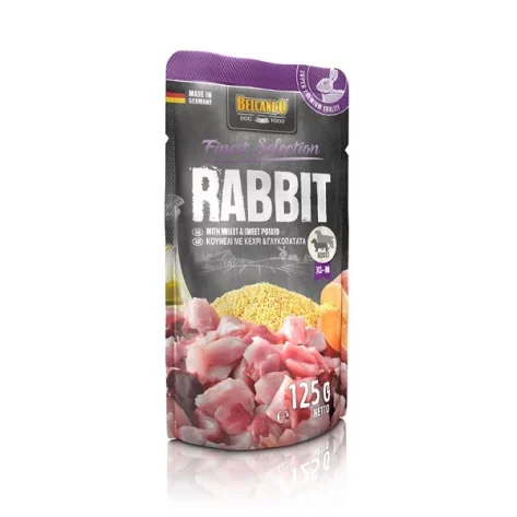 Belcando Pouch Κουνέλι με Κεχρί και Γλυκοπατάτα 125g