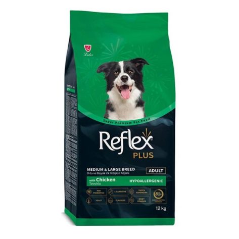 Reflex PLus Ξηρά Τροφή Σκύλου Medium/Large Adult Chicken 12kg