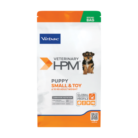 Ξηρά τροφή Σκύλου Virbac Puppy Small & Toy 1,5 kg