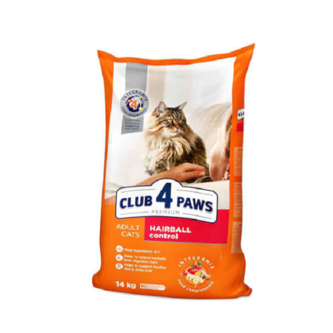 Club 4 Paws Hairball Control 14kg(11+3 kg promo)