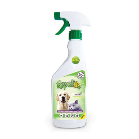 Repeli Spray Απώθησης Σκύλου & Γάτας με Εκχύλισμα από Neem 500ml