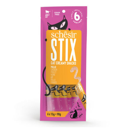 SCHESIR SNACK STIX POLLO 6X15 GR