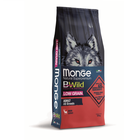 MONGE BWILD ADULT DEER 12KG