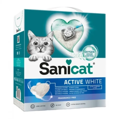 Sanicat Clumping Active White Fragrance Free 10lt