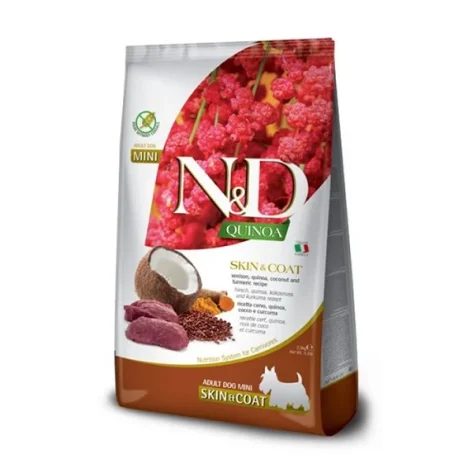 N&D Quinoa Skin & Coat Venison & Coconut Adult Mini 2.5kg