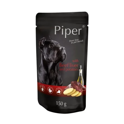 Piper Adult Συκώτι Βοδινού & Πατάτα Pouch – 150gr