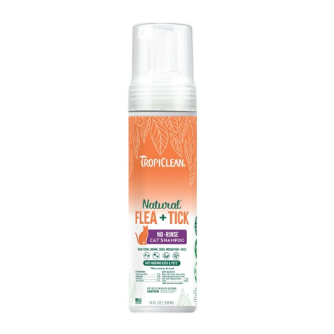 Flea & Tick Shampoo NO-RINSE for cats 220ml