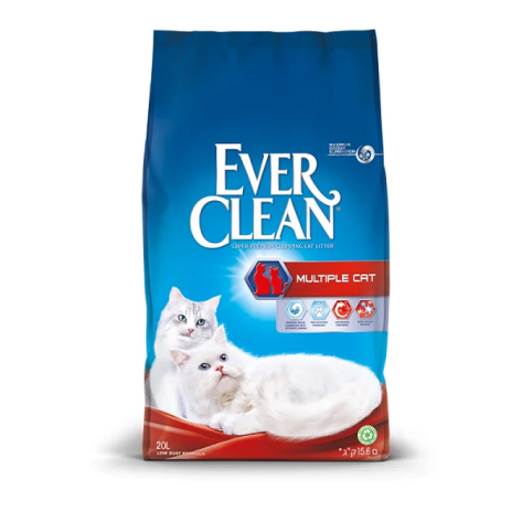 Ever Clean® Multiple Clumping Cat Litter 20L