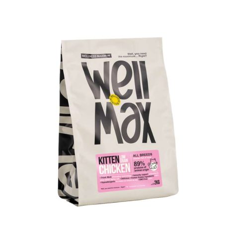 Wellmax Ξηρά Τροφή Γάτας Kitten Low Grain Chicken 2kg