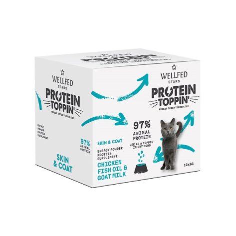 Συμπλήρωμα Διατροφής Wellfed F.D. Protein Toppin' Chicken & Goat Milk 6gr