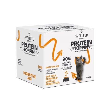 Συμπλήρωμα Διατροφής Wellfed F.D. Protein Toppin' Egg Yolk & Pumpkin 6gr