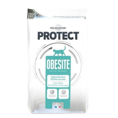 Flatazor Protect Obesite Ξηρά Τροφή Γάτας με Πάπια 2kg