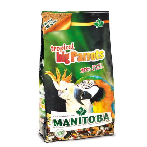 Manitoba Tropical Big Parrots Τροφή για Μεγάλους Παπαγάλους 2kg