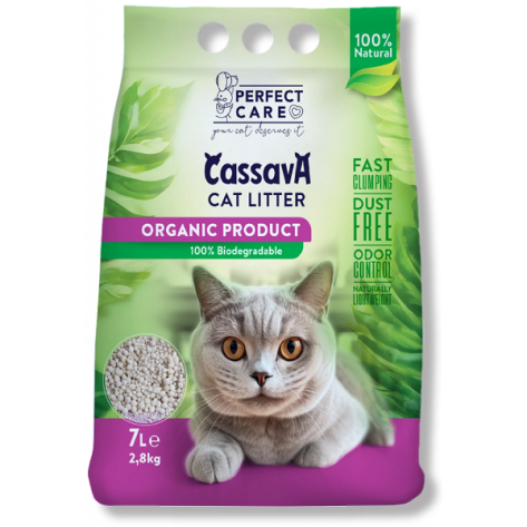 Άμμος Γάτας Perfect Care Cat Cassava 7lt