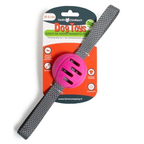 Foam tpr tug a war ball with handles 6cm – 30cm total