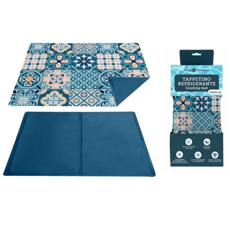 PVC cooling pad 40×30 cm Maioliche – 700gr/600gr gel