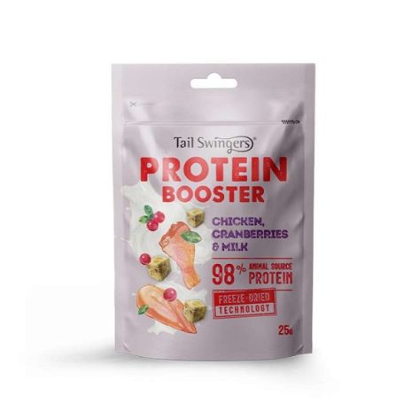 Tail Swingers Λιχουδιά Σκύλου Freeze Dried Protein Booster Chicken, Cranberries & Milk 25gr