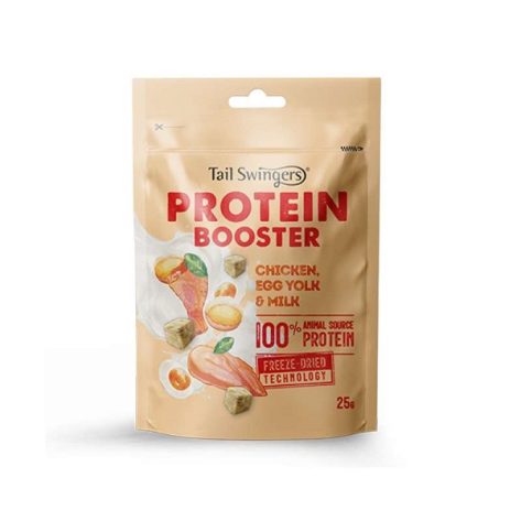 Tail Swingers Λιχουδιά Σκύλου Freeze Dried Protein Booster Chicken, Egg Yolk & Milk 25gr