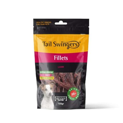 Tail Swingers Λιχουδιά Σκύλου Air Dried Pure Lamb Soft Fillets 100gr
