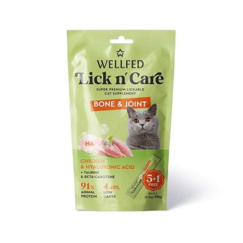 Wellfed Κρεμώδης Λιχουδιά Γάτας Lick N’ Care Bone & Joint 90gr