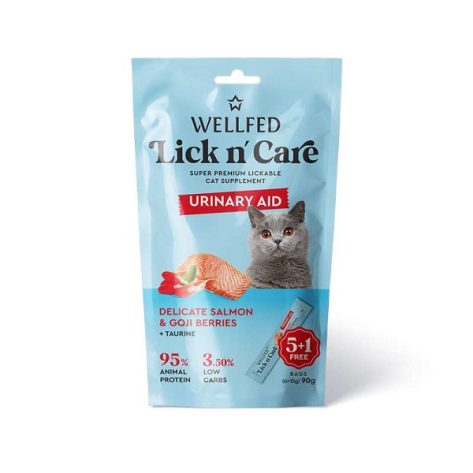 Wellfed Κρεμώδης Λιχουδιά Γάτας Lick N’ Care Urinary Aid 90gr
