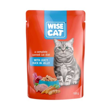 Wise Cat with Juicy Duck σε Ζελέ 100gr
