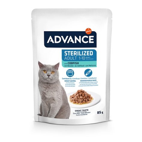 ADVANCE CAT WET STERLISED CODFISH 85 gr