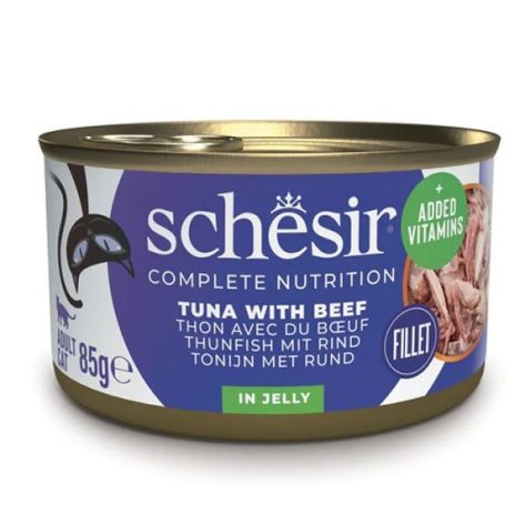 Schesir Cat C&B Jelly Τόνος & Μοσχάρι 85GR