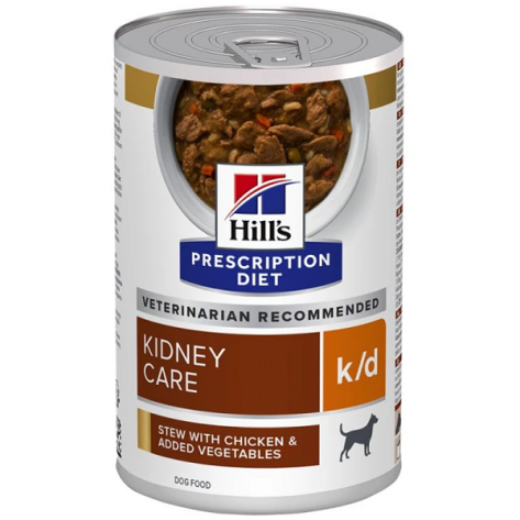 Hill's PD Canine k/d Kidney Care Stew με Κοτόπουλο και Λαχανικά 354gr για Σκύλους