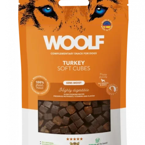 WOOLF Soft Cubes - Turkey (monoprotein)