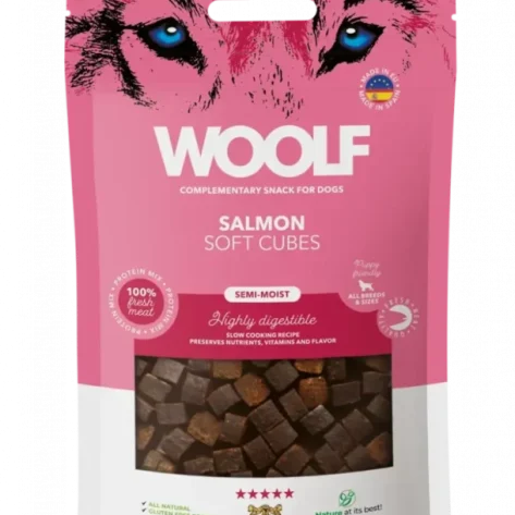 WOOLF Soft Cubes - Salmon (monoprotein)