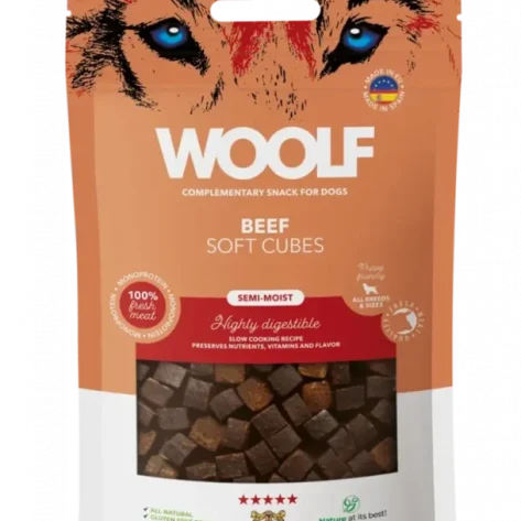 WOOLF Soft Cubes - Beef (monoprotein)