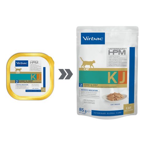 Kidney & Joint Cat Wet Food KJ2 – Chronic Kidney Disease 12x85g