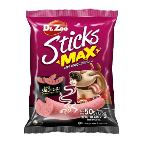 Dr. Zoo Sticks Μax Sausage - Sticks με γεύση λουκάνικο για σκύλους