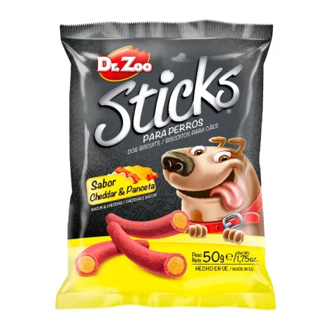 Dr. Zoo Sticks Bacon & Cheddar - Sticks με γεύση μπέικον και τσένταρ για σκύλους