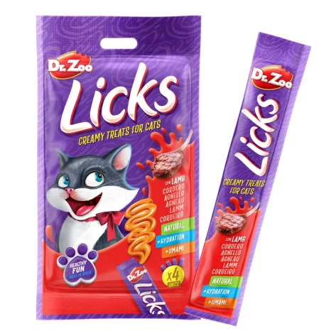 Dr. Zoo Licks Lamb - Κρεμώδες snack με αρνί για γάτες