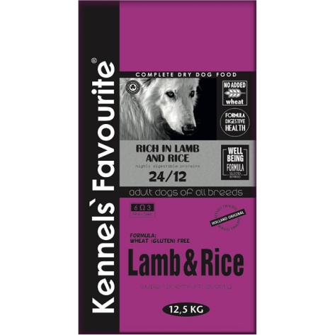 Kennels’ Favourite Lamb and Rice Αρνί και ρύζι 12.5kg+ ΔΩΡΟ ΣΑΜΠΟΥΑΝ